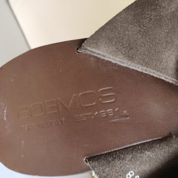 Boemos mules featuring comfortable footbeds and natural materials. Size 38 - Picture 3 of 16